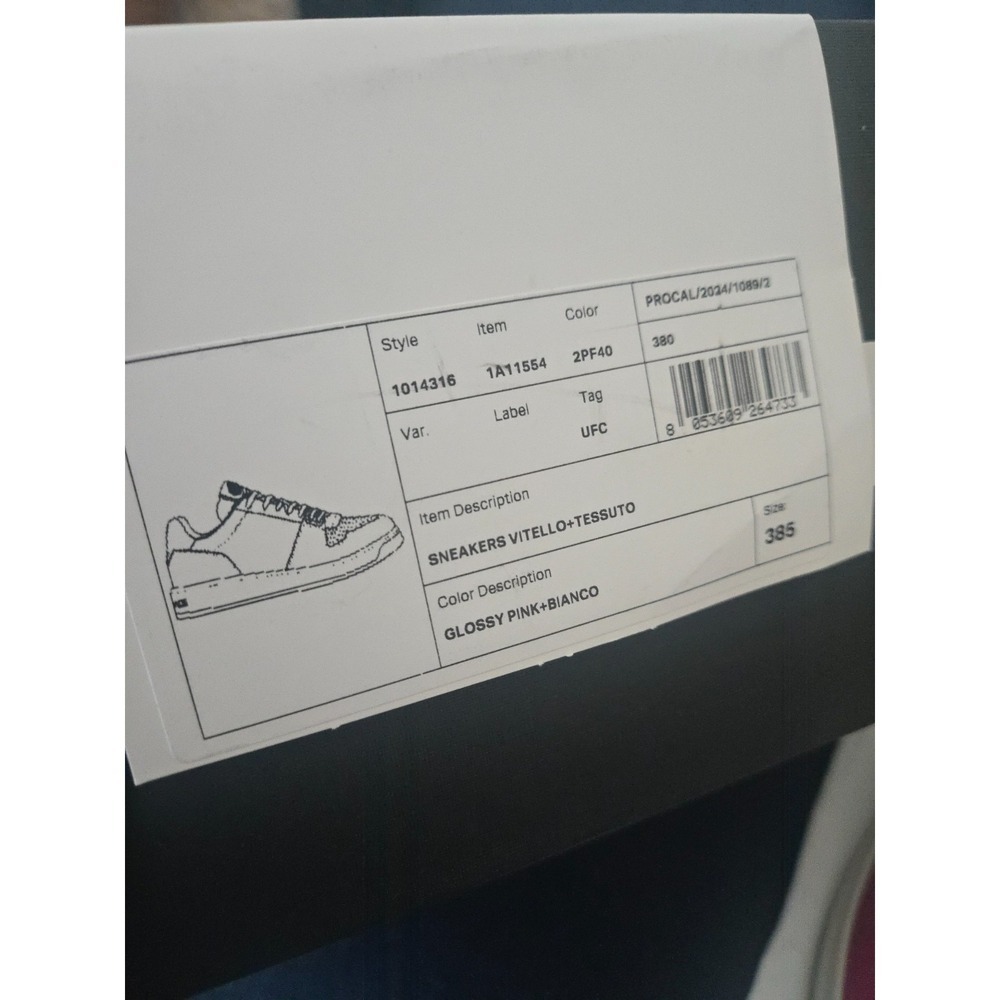 Womens Versace Sneakers pink and white NWT - Picture 9 of 14